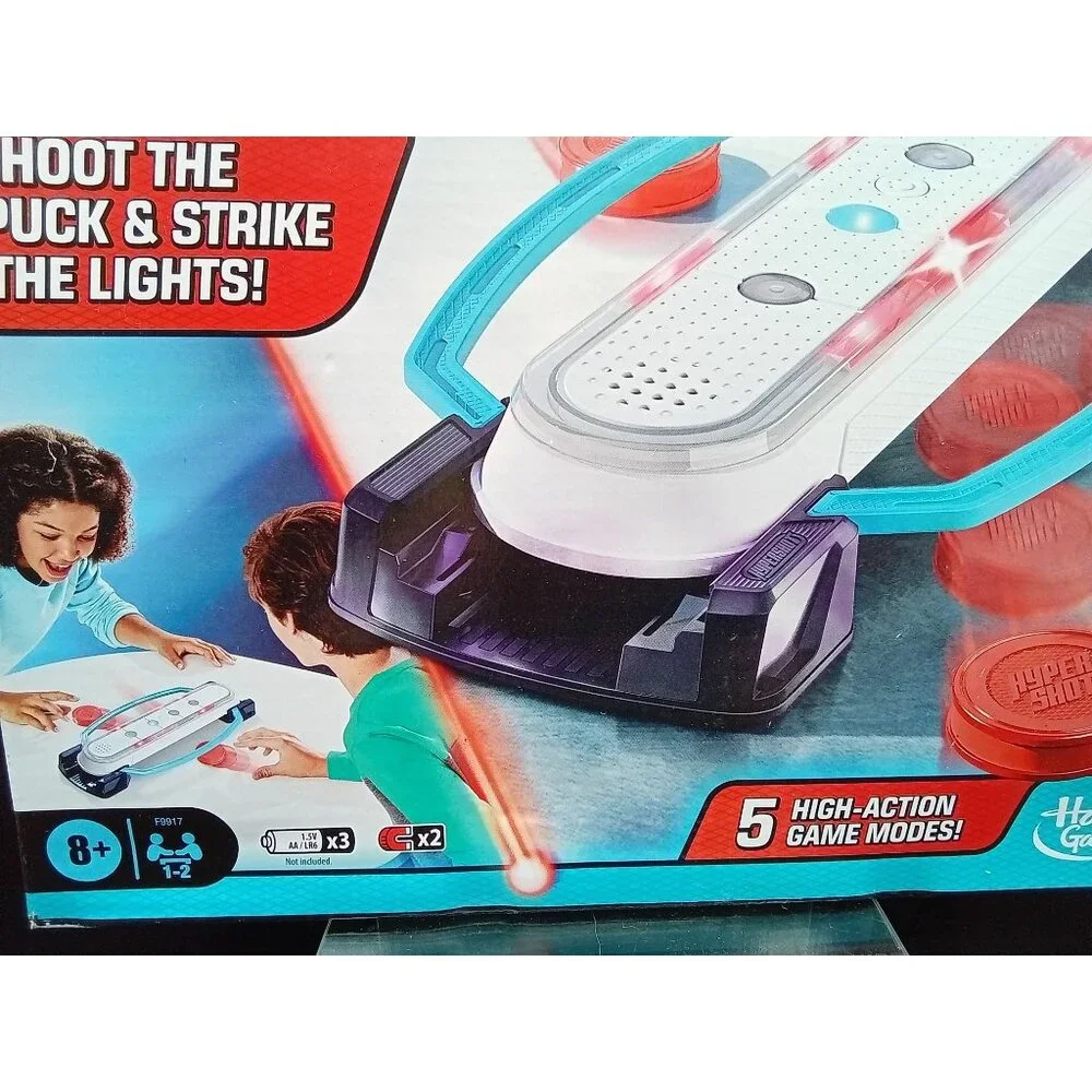 Hypershot Electronic Tabletop Hockey Game By Hasbro Gaming  5 Game Modes & Light